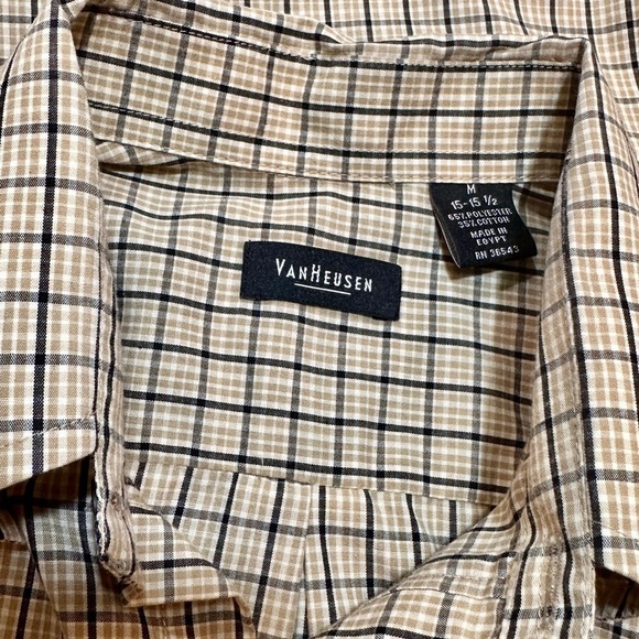 VAN HEUSEN, MENS LONG SLEEVE, SHIRTS. SIZE 15 1/2. SET/2 - Picture 7 of 7